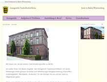 Tablet Screenshot of amtsgericht-tauberbischofsheim.de